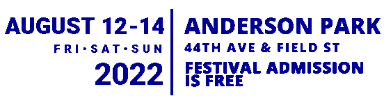 2022 festival dates are August 12 to 14