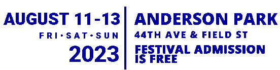 2022 festival dates are August 12 to 14