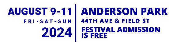 2024 festival dates are August 9 to 11