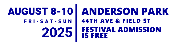 2025 festival dates are August 8 to 10